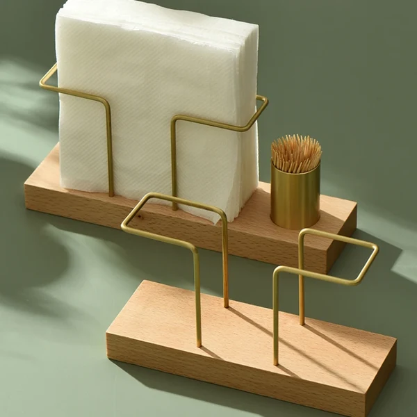 Refined Modern Wooden Napkin Holder Trendy