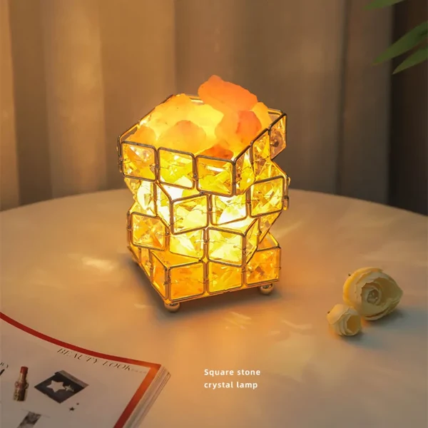 Elegant Himalayan Salt Crystal Night Light Prestigious