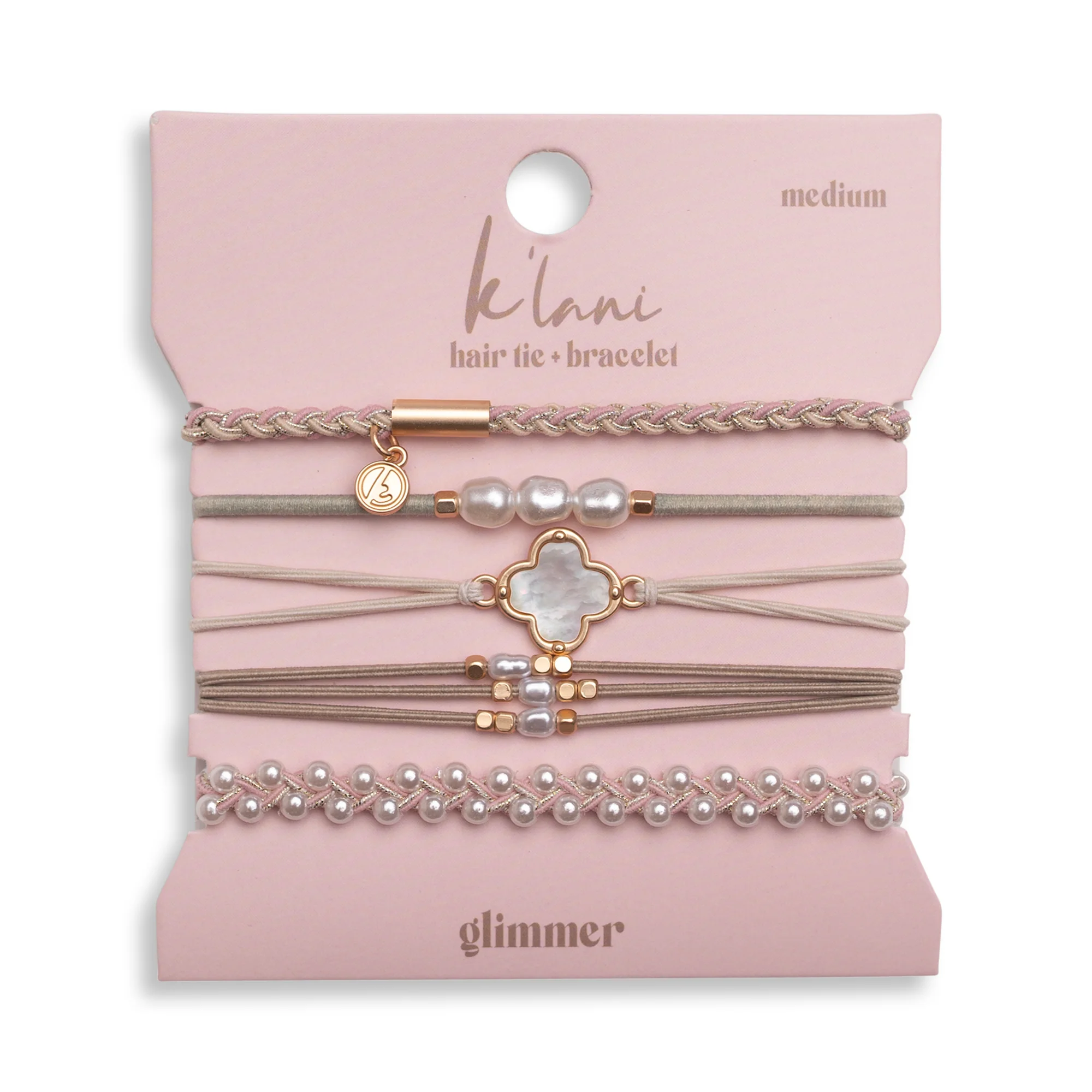 Comfortable Glimmer K’lani Hair Tie Elegant