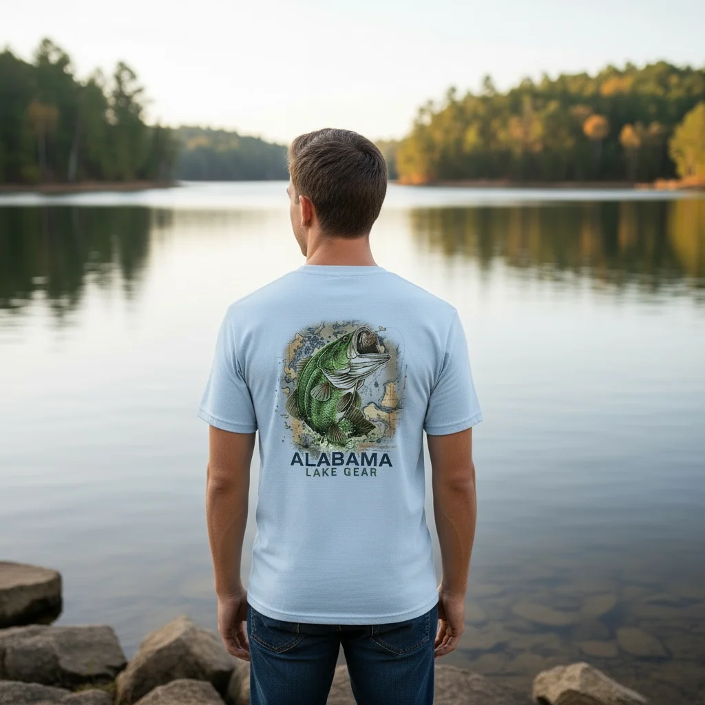Verified Bass Range – Alabama Lake Gear T-Shirt Advanced