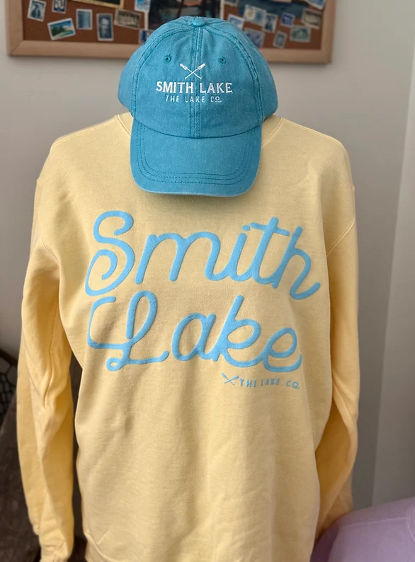 Clean Smith Lake Sweatshirts – PUFF Ink Comfort Colors Brand Powerful
