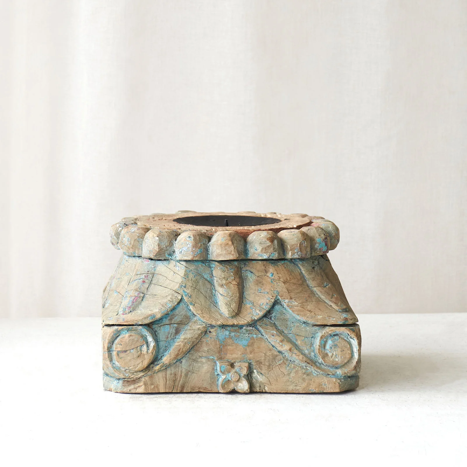 Efficient Vintage Column Candle Stand Contemporary