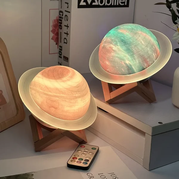 High-Performance Saturn Planet Bluetooth Speaker and Night Light Original