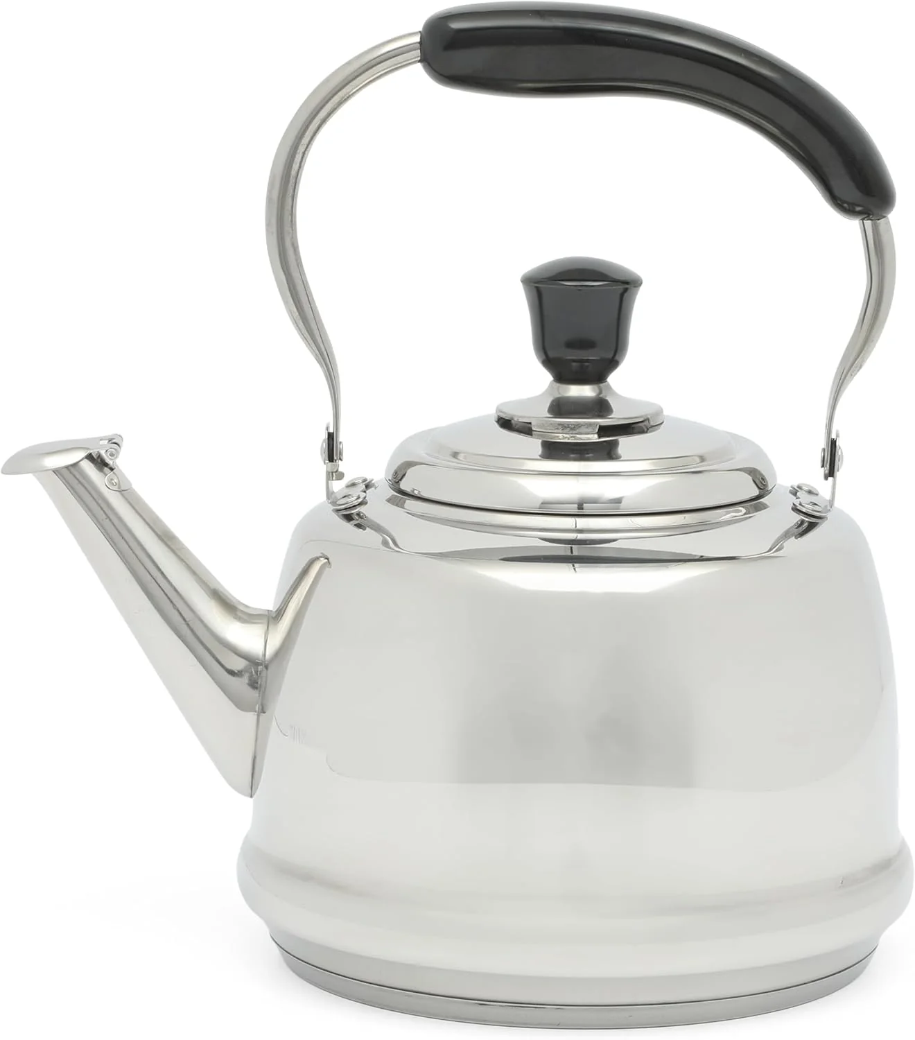 World-Class Martha Stewart Kingstree Large 2 Qt Heavy Gauge Tea Kettle – Stainless Steel Environmentally Friendly