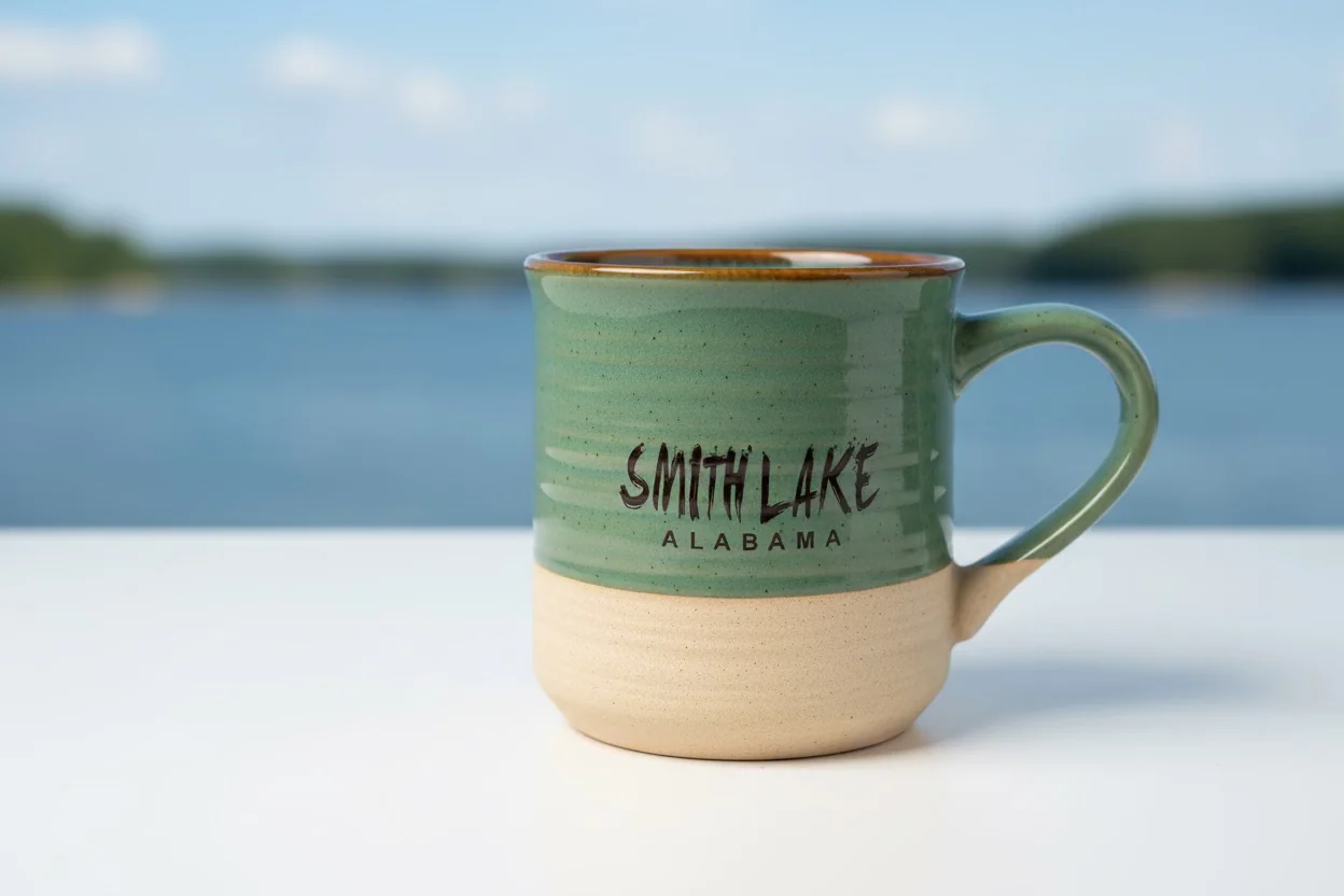 Next-Generation Smith Lake Coffee Mug Glazed Ceramic 18oz Artisan