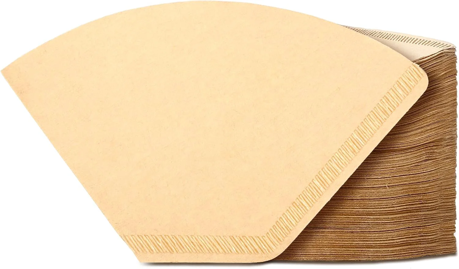 Smooth Teling 1200 Count Coffee Filter 2 cone Filters Bulk Disposable Natural Paper 2-4 Cup Elegant