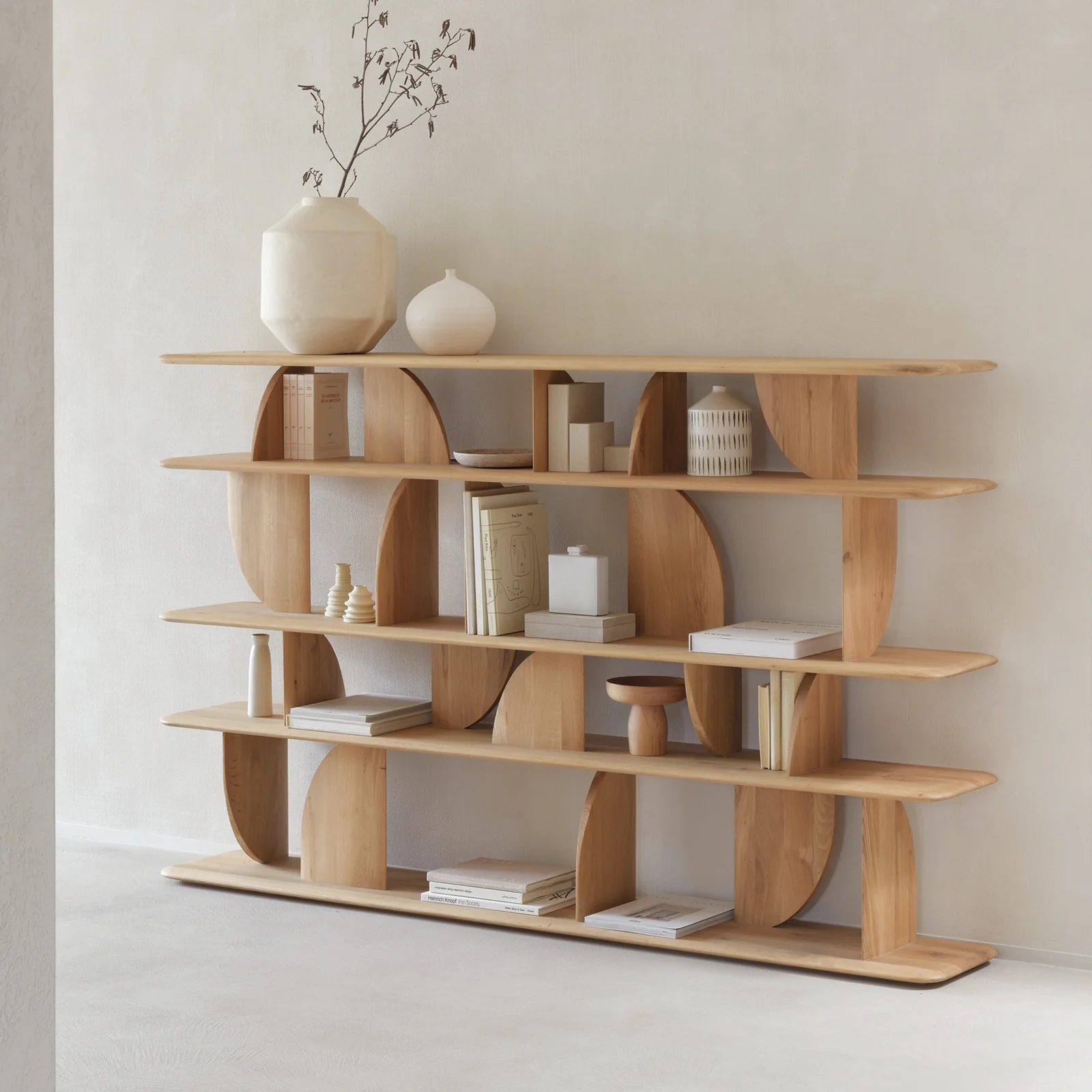 Elite Geometric Rack Oak Clean