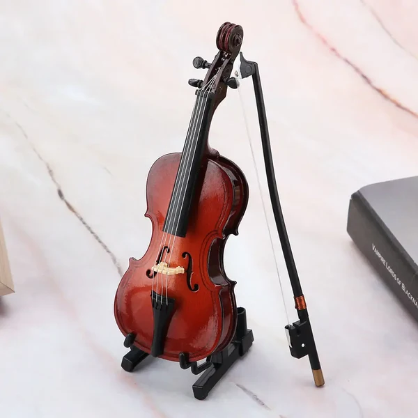 Excellent Miniature Wooden Cello Replica Durable