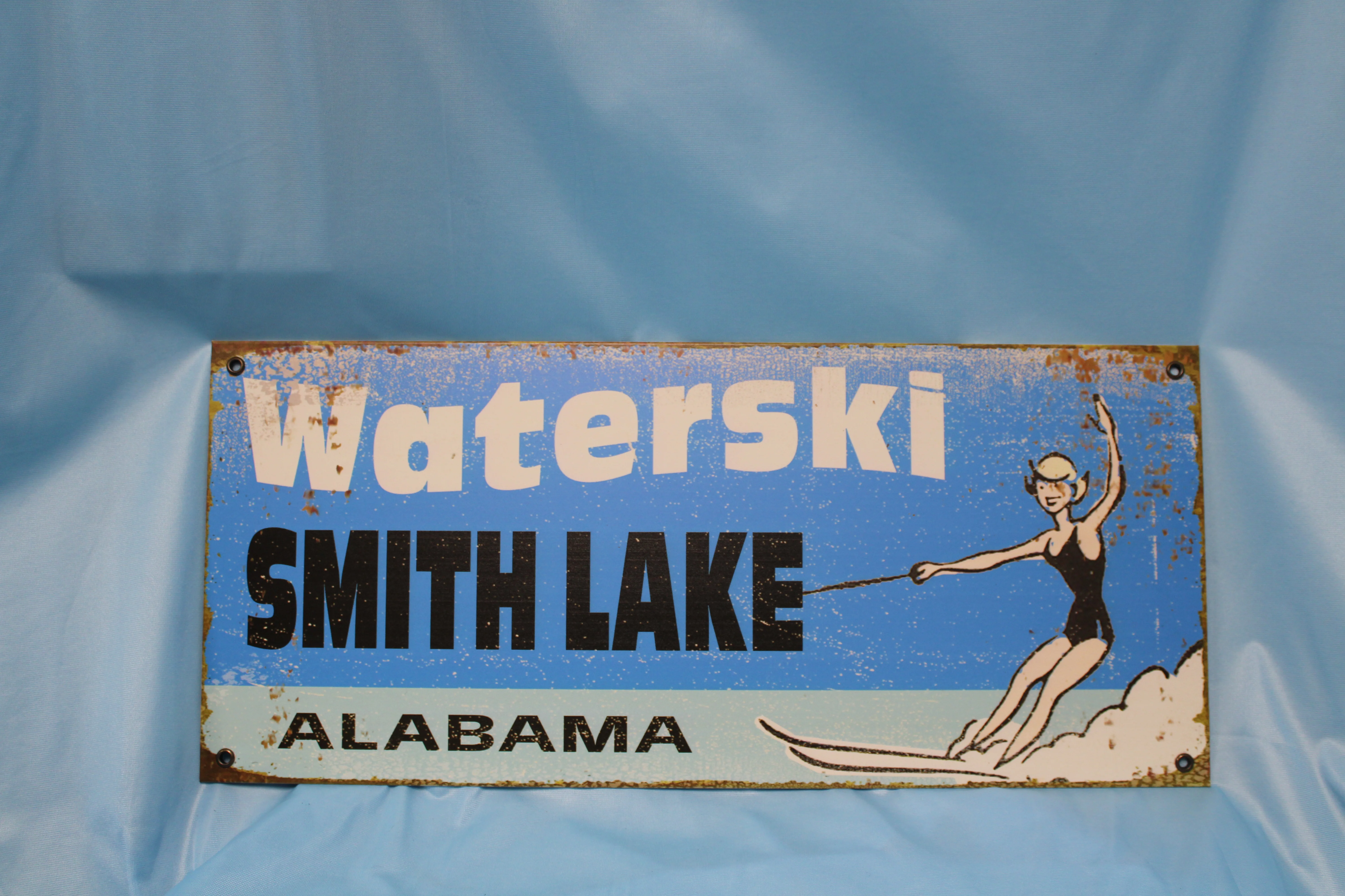 First-Class Smith Lake Waterski Wonderland – Metal Wall Art Practical