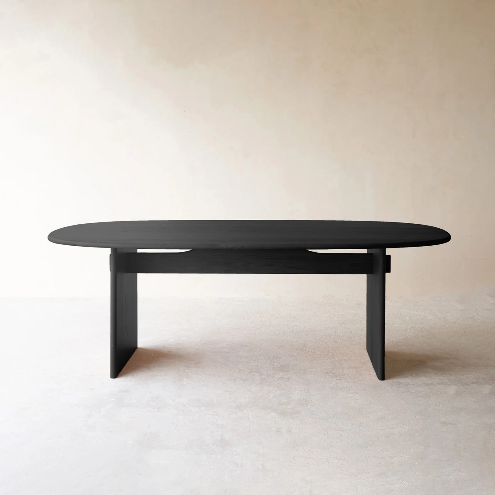 Pure Kelly Dining Table Black Oak Enhanced