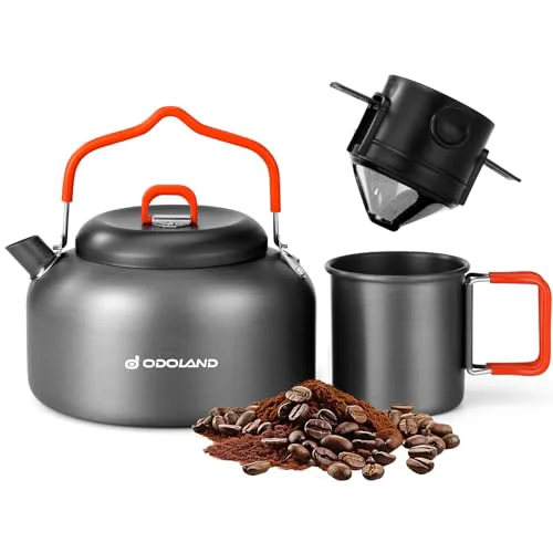 Reliable 1.2L Camping Coffee Pot Camp Coffee Makers 3 Count Selected