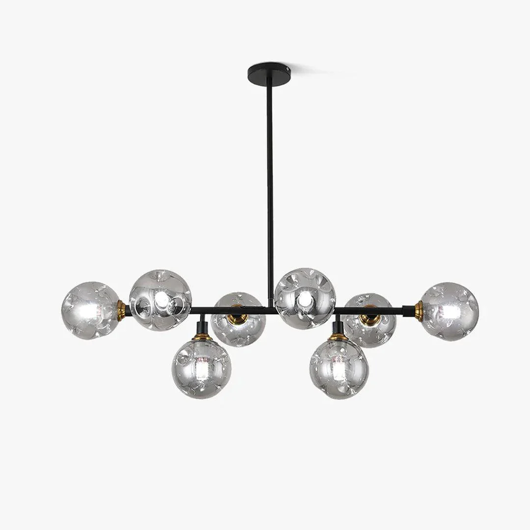 Premium ORB Glass Globe Chandelier Excellent