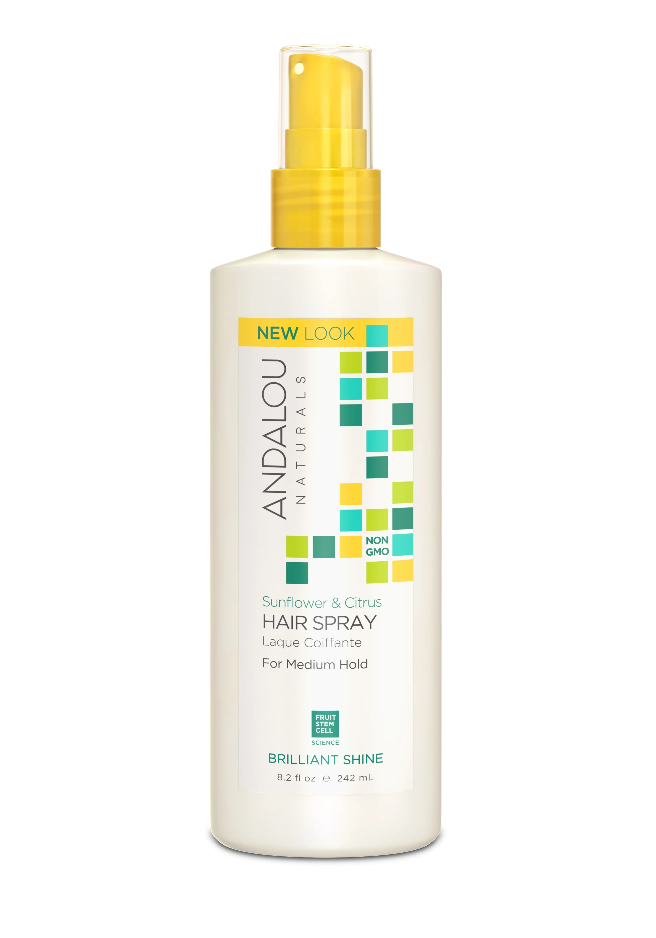 Solid Andalou Naturals Brilliant Shine Sunflower Citrus Hair Spray Excellent