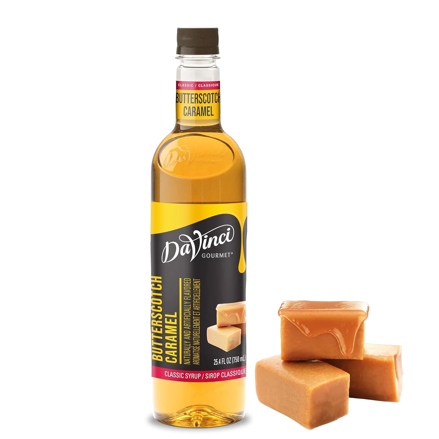 Genuine DaVinci Gourmet Classic Butterscotch Syrup 25.4 Fluid Ounces Comfortable