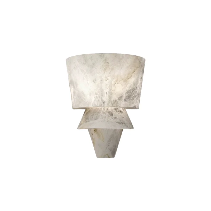 Reliable Geometric Alabaster Wall Lamp Flexible