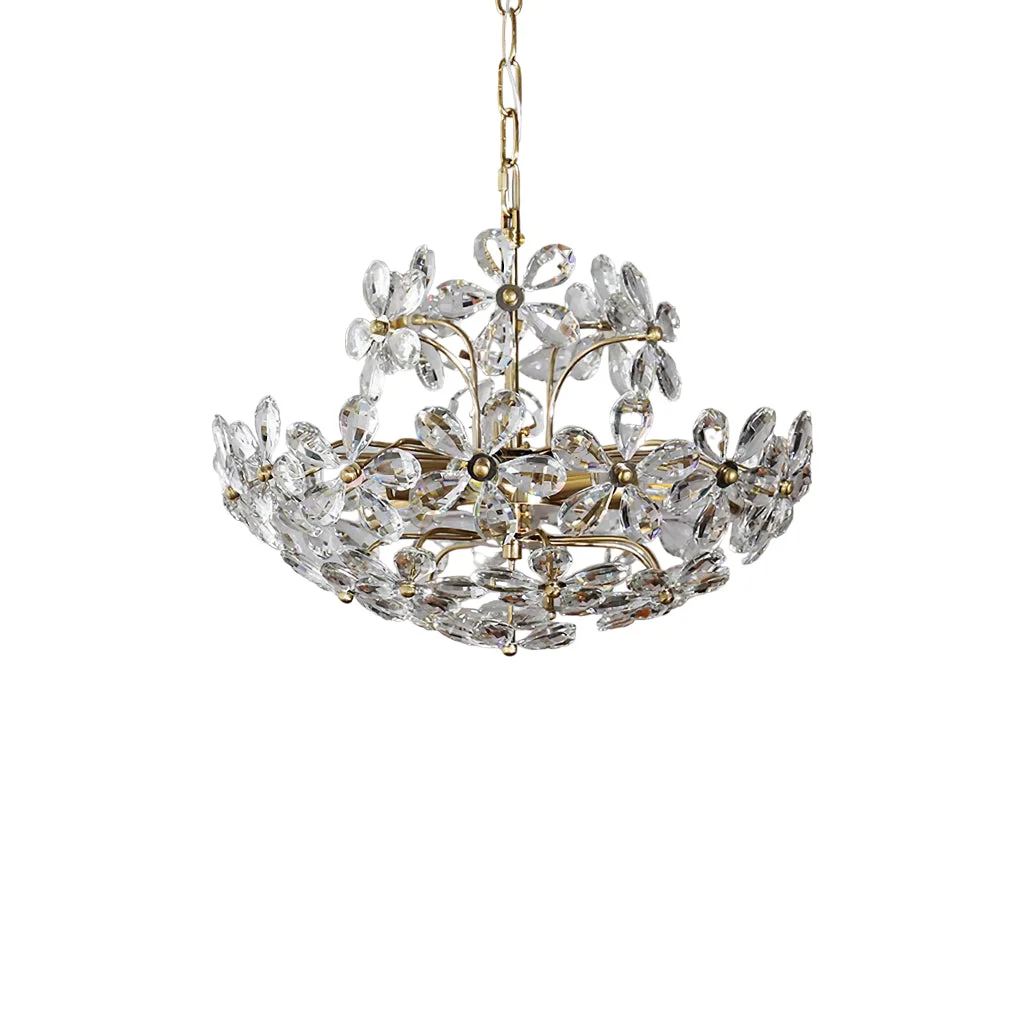 Outstanding Blossom Crystal Flower Chandelier Top-Quality
