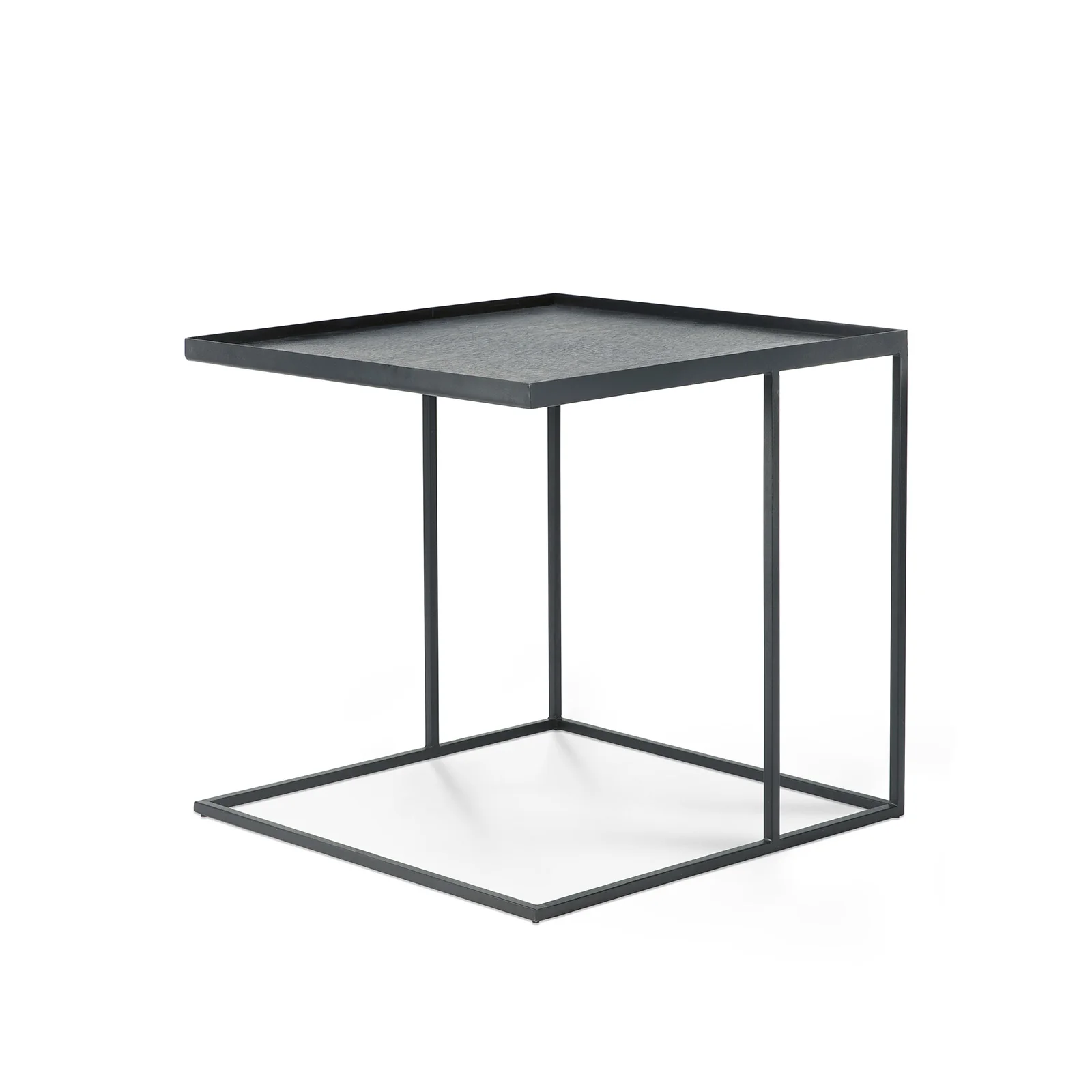 Casual Tray Side Table Square – Black 52cm Original
