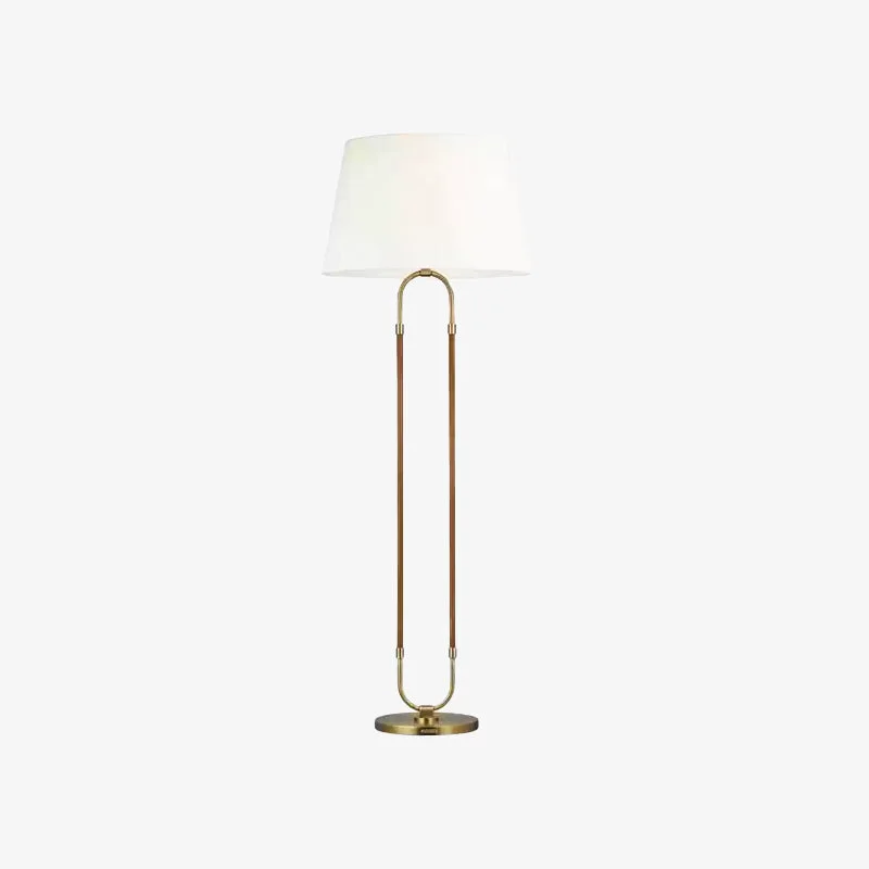Luxury Katie Brass Floor Lamp Relaxed