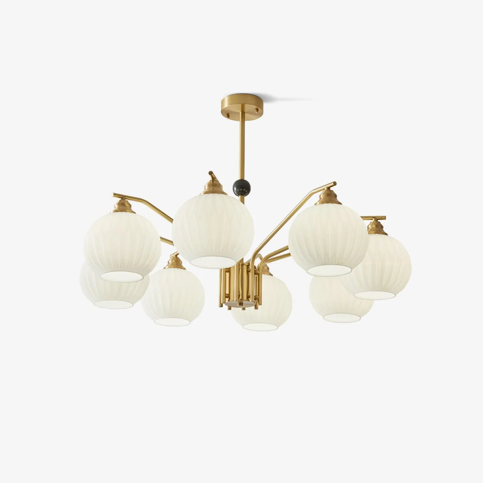 Safe French Striped Glass Chandelier Fast