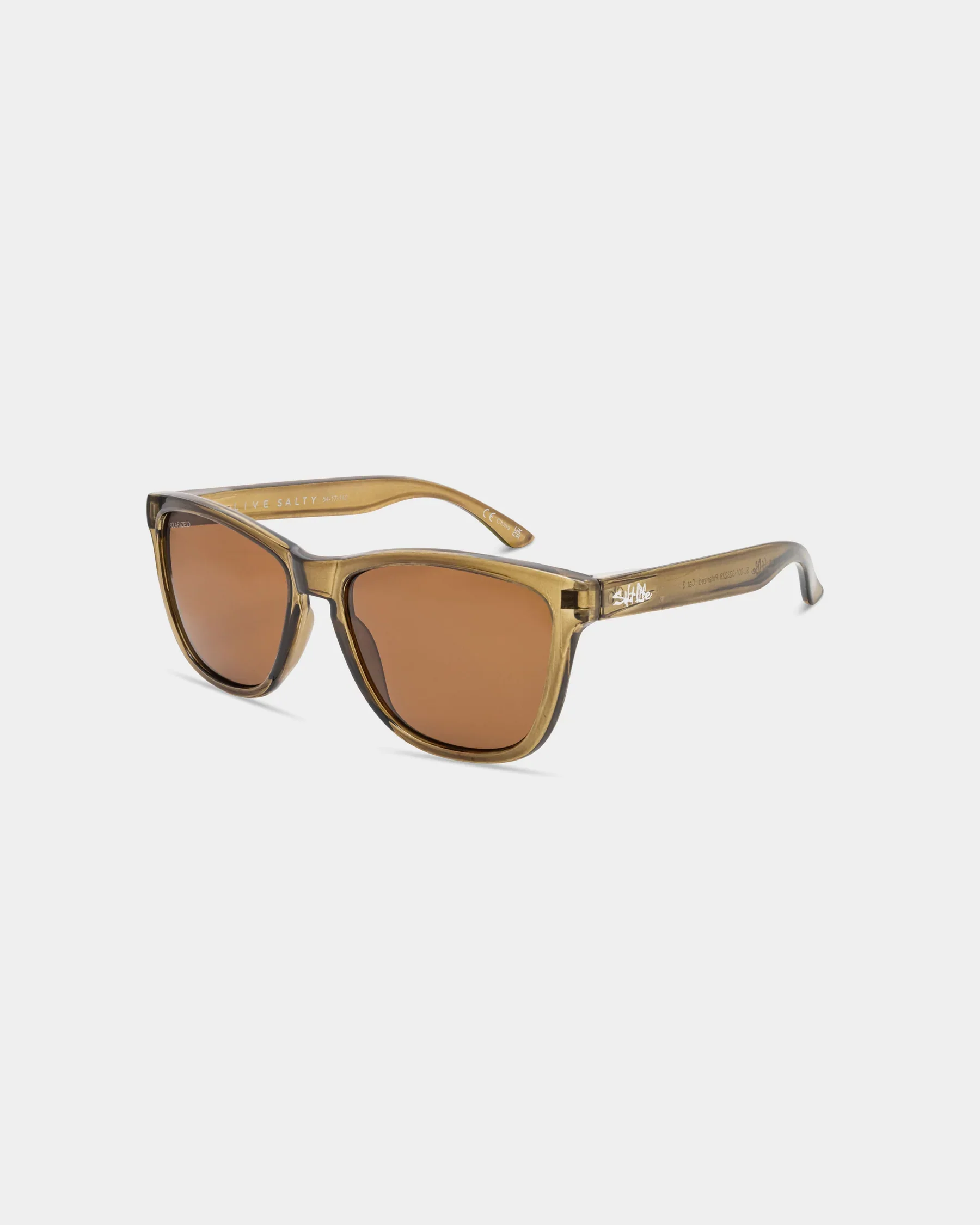 User-Friendly Salt Life Sunglasses Shiny Crystal Olive Frame Brown TAC Polarized Lens SL-001-323228 Specialty