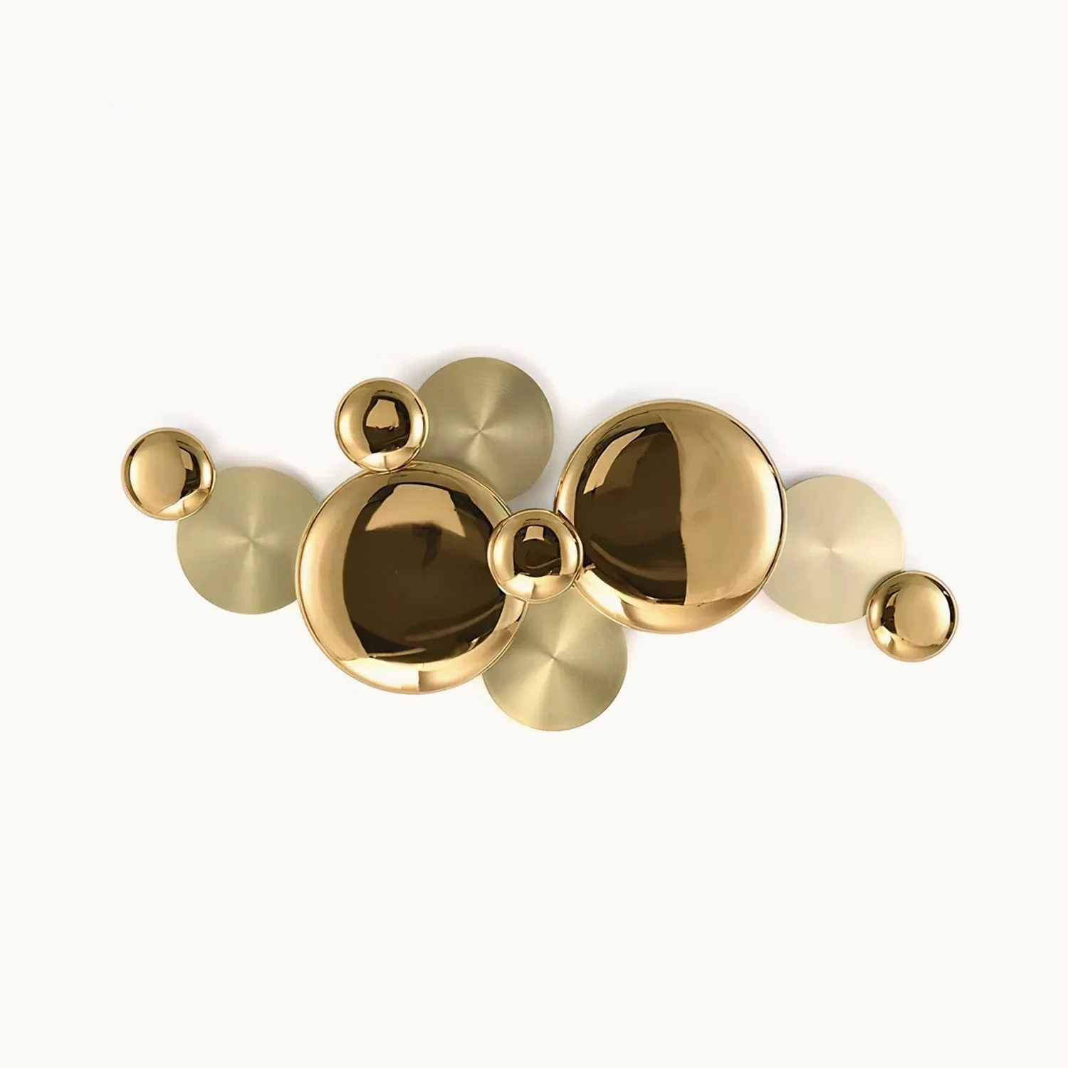 World-Class Golden Family Wall Light Fine Crafted