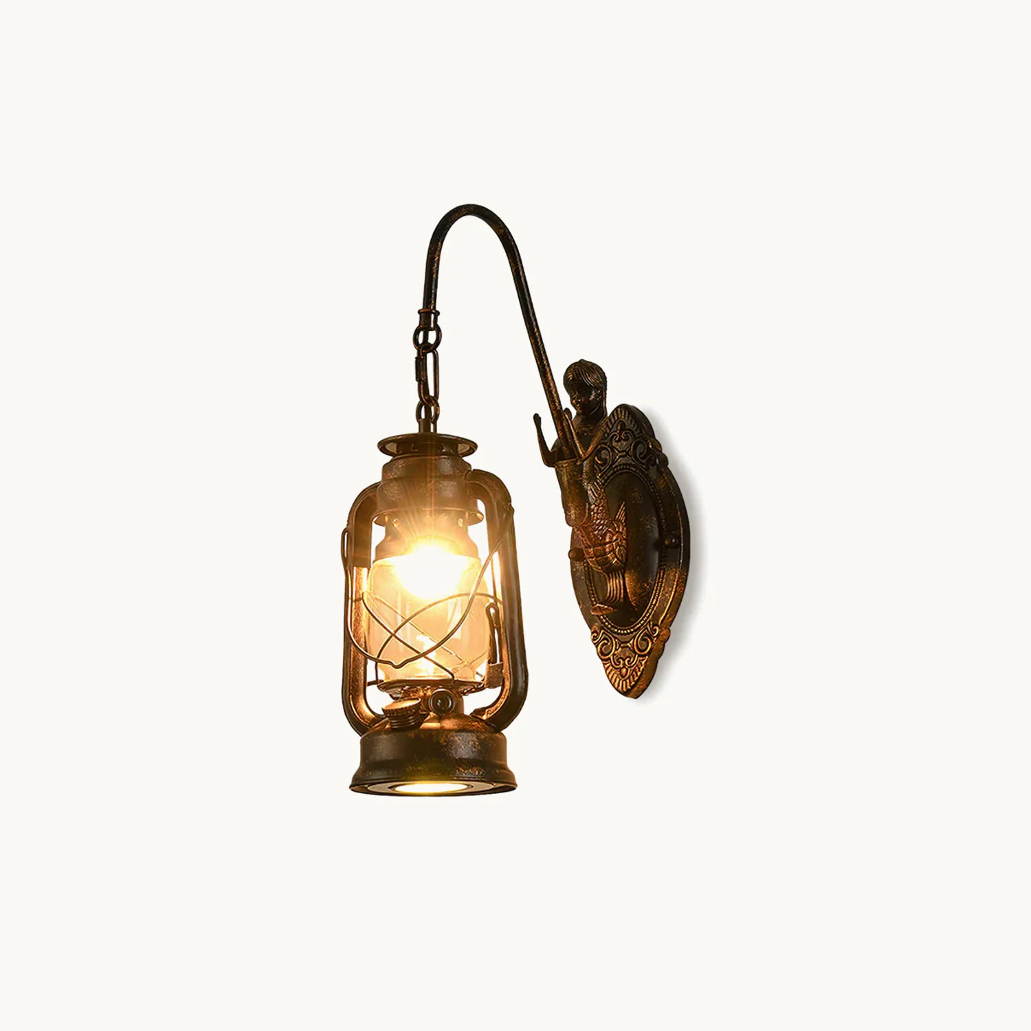 Sophisticated Retro Iron Paint Wall Lamp Verified