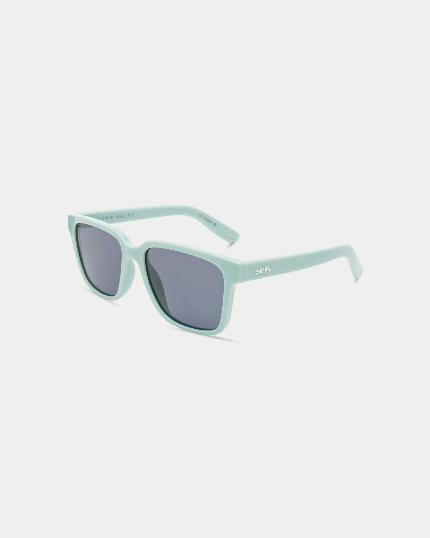 Expertly Made Salt Life Sunglasses Shiny Sea Foam Frame Smoke TAC Polarized Lens SL-012-444408 Easy-to-Use