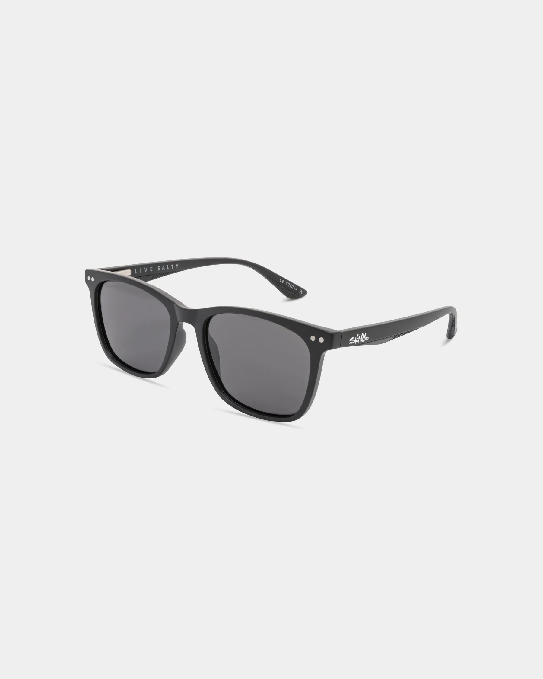 Smooth Salt Life Sunglasses Satin Black Frame Smoke TAC Polarized Lens SL-005-010108 Dependable