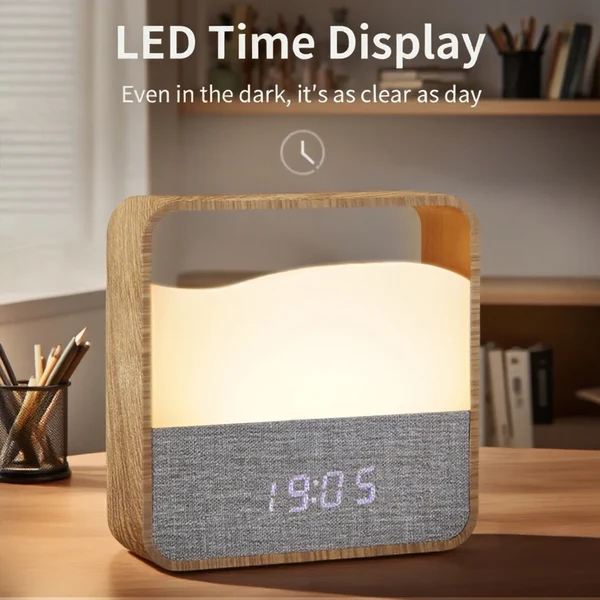 Exclusive AuraGlow LED Night Light Alarm Clock Selected