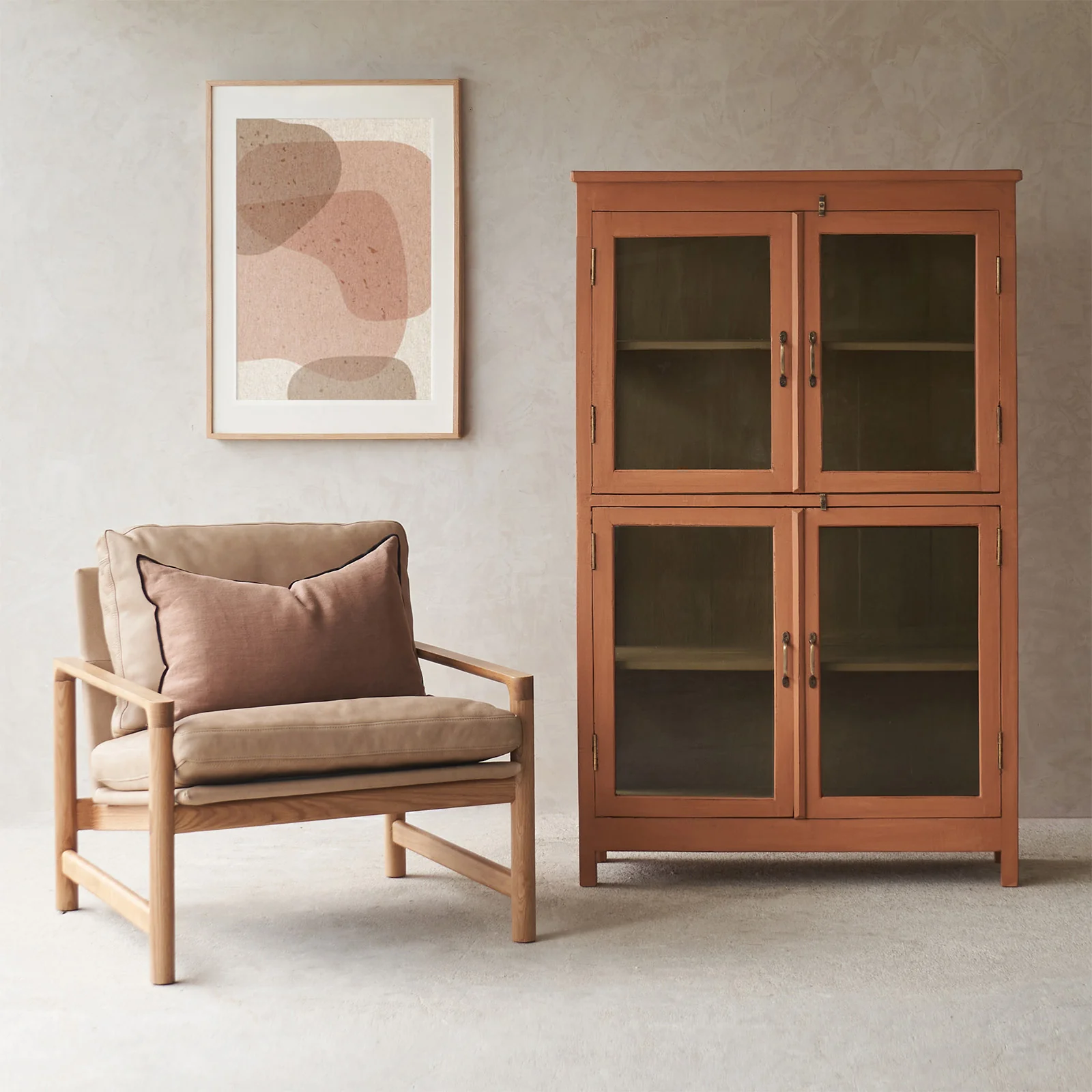 Trusted Vintage Large Cabinet Apricot Fast