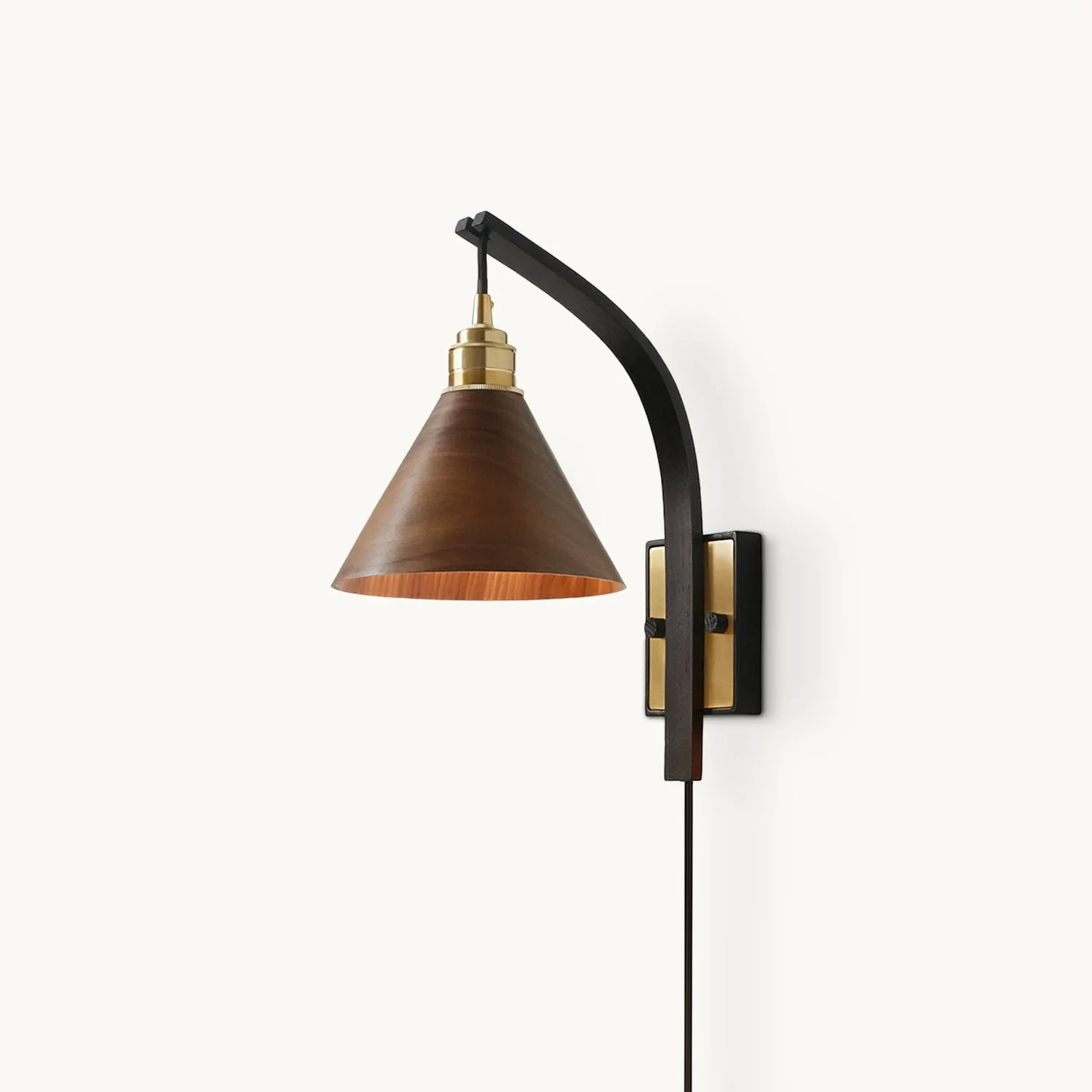 Powerful Santino Plug In Wall Lamp Organic