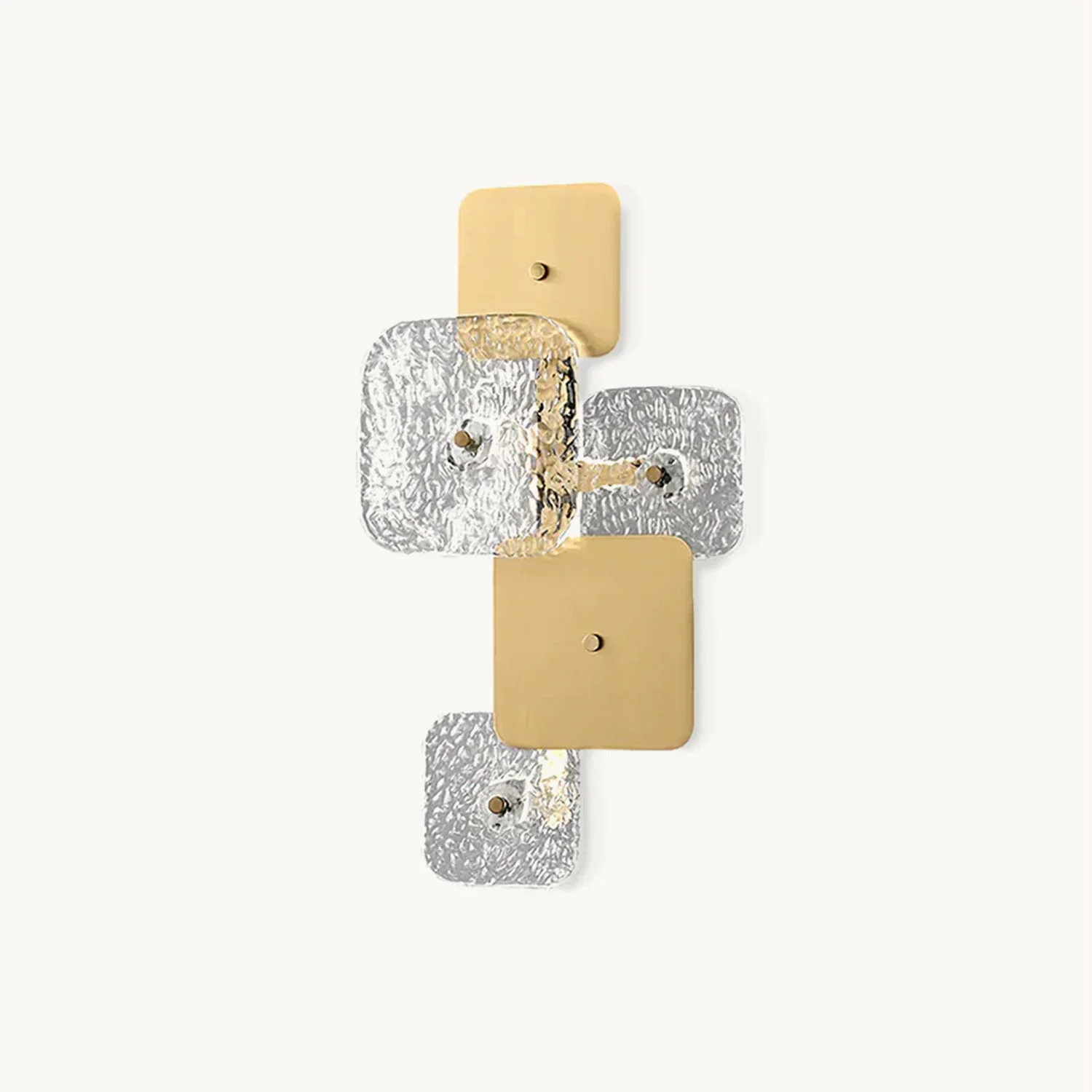 Sustainable Rounded Square Glass Wall Lamp Exceptional