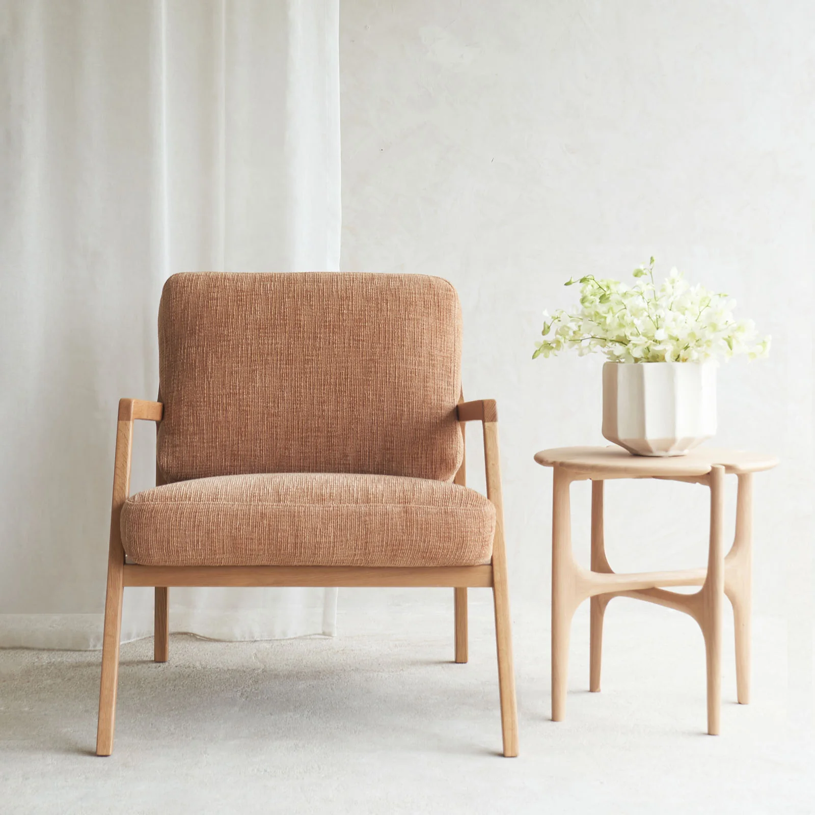 Reusable Nysse Armchair Oak Frame – Yak High-End