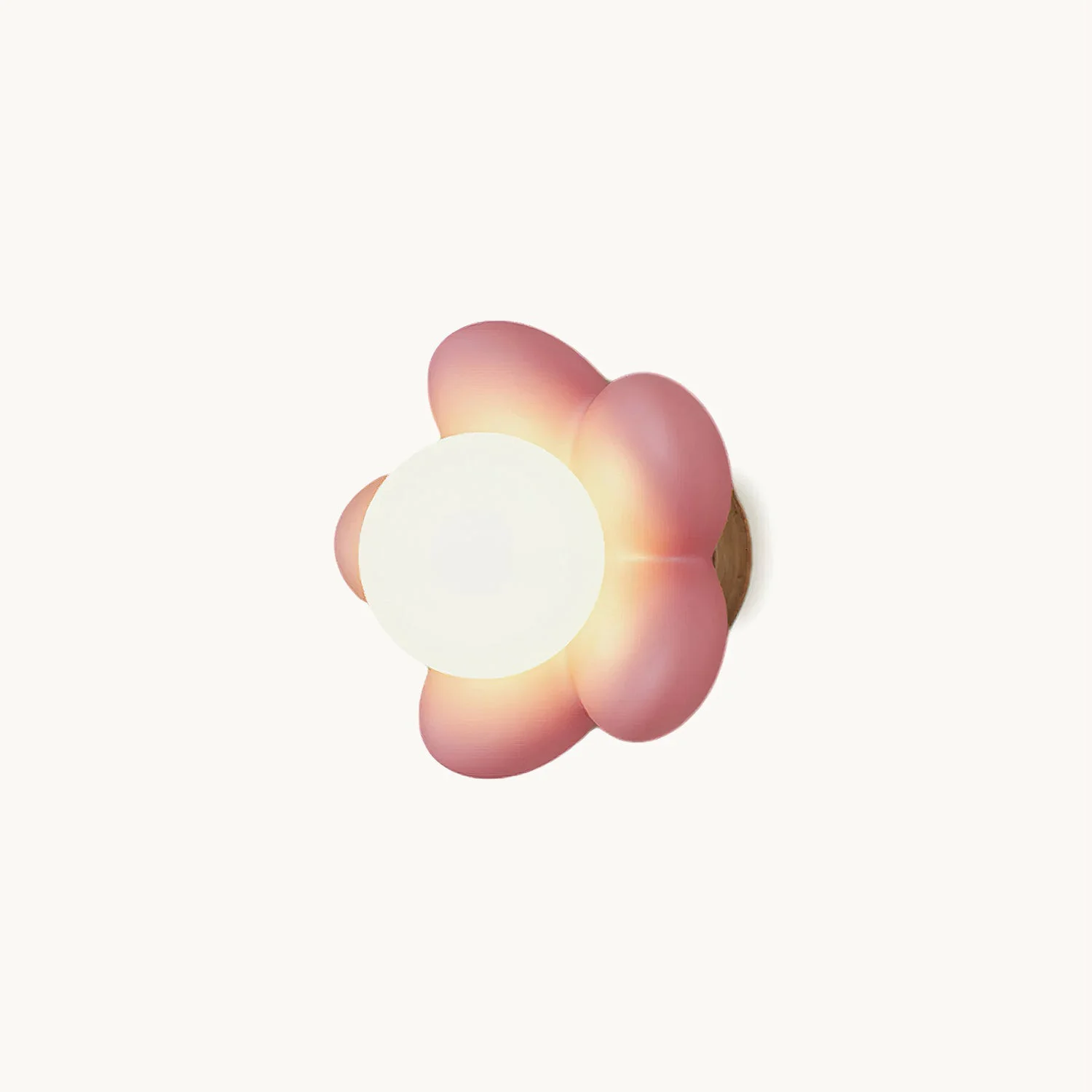 Secure Warm Flower Resin Wall Lamp Official