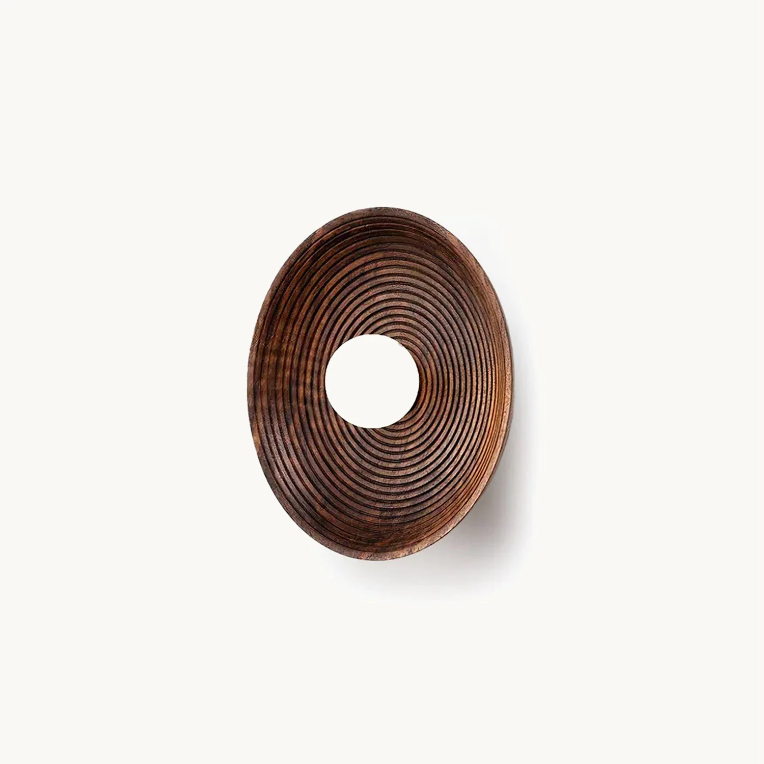 Secure Contour Wooden Sconce Enhanced