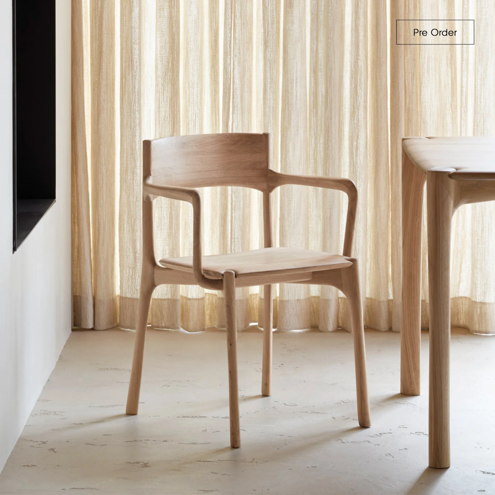 Dependable PI Dining Chair With Arms Oak Green
