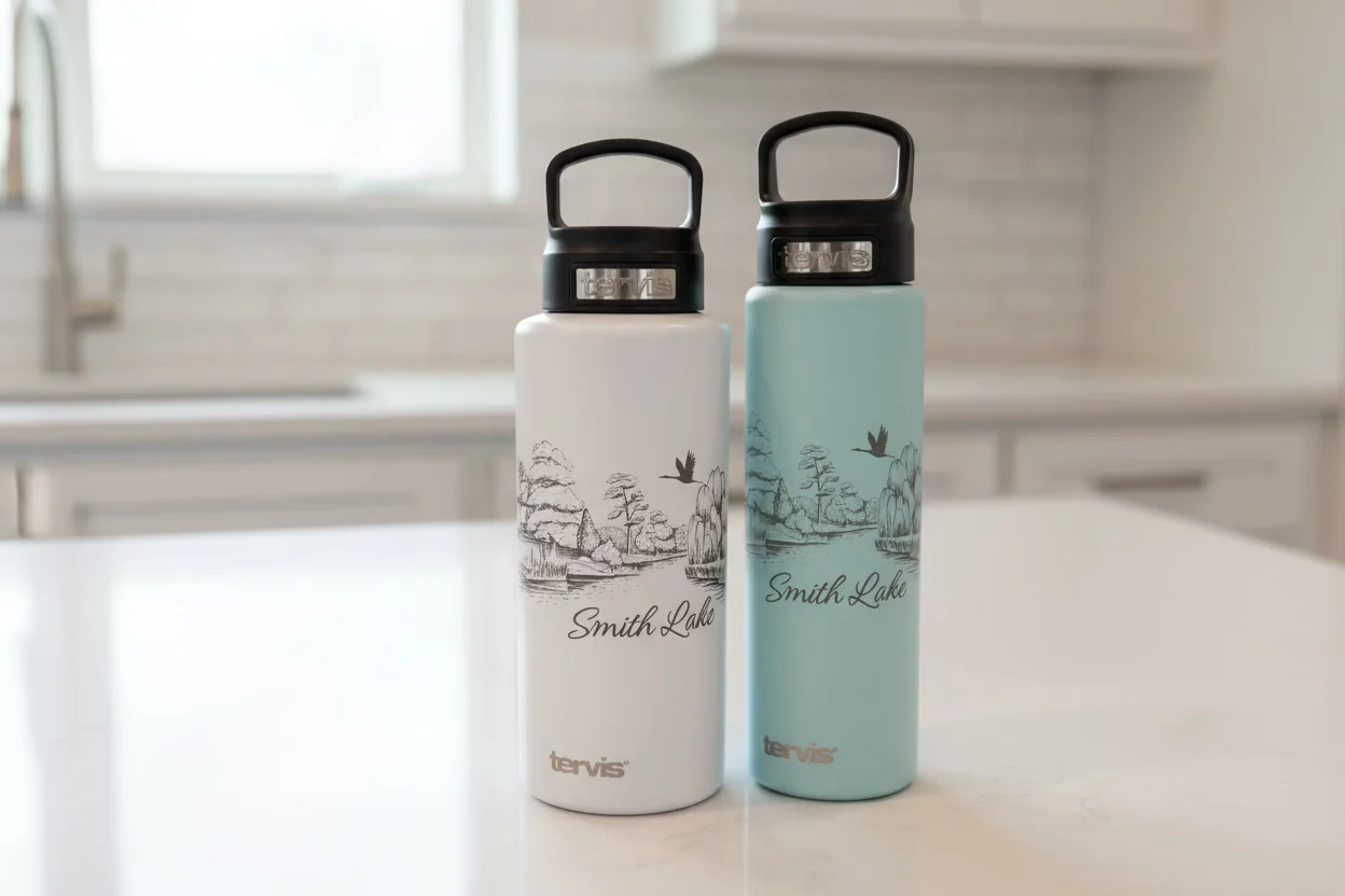 Fine Tervis Smith Lake Stainless Steel Water Bottle High-Quality