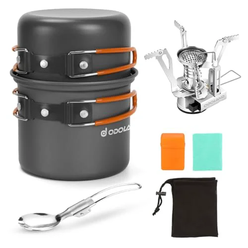 Luxury Camping Cookware Mess Kit Versatile