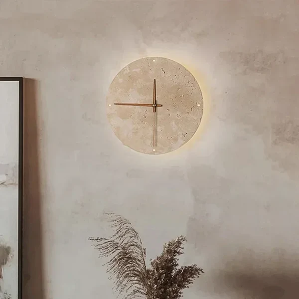 Versatile ChronoGlow LED Wall Clock Sconce Reliable
