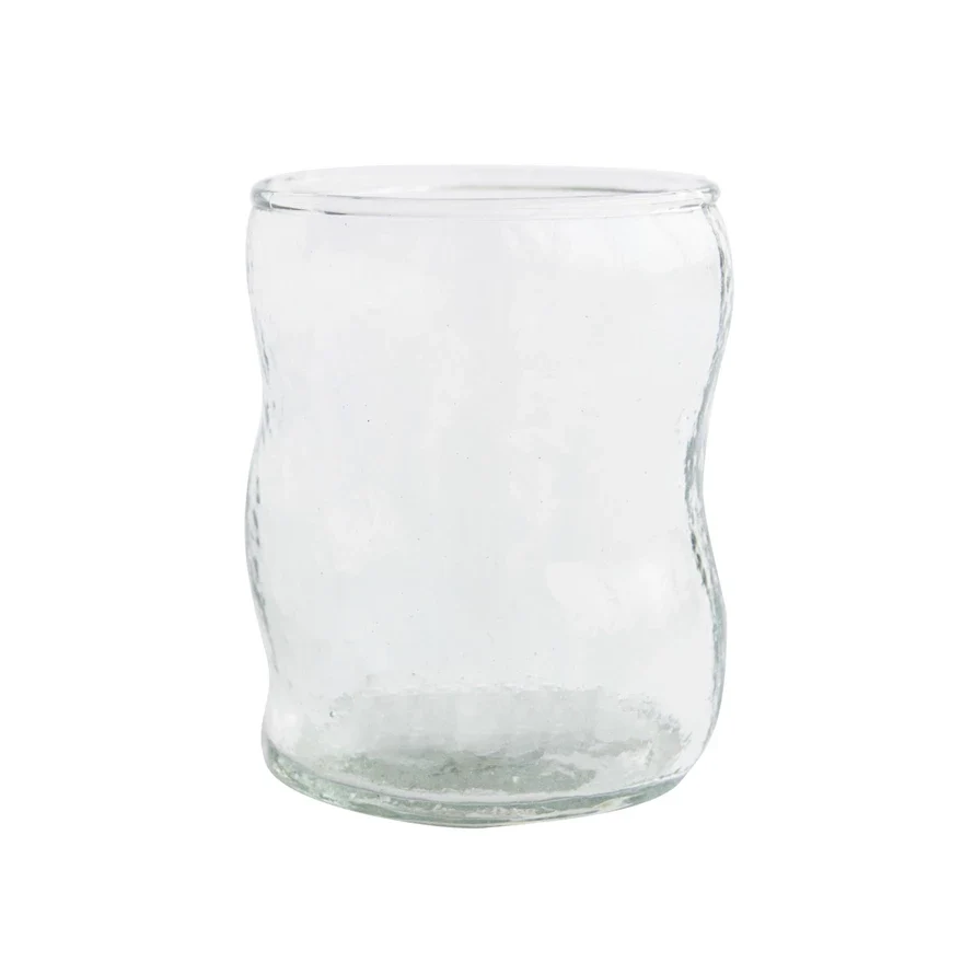 Environmentally Friendly 7 oz. Recycled Organic Shaped Drinking Glass Casual