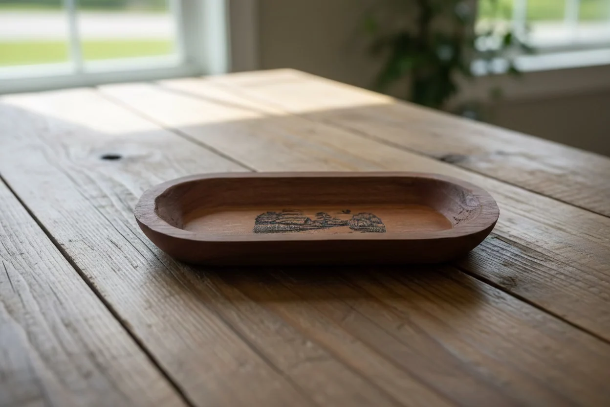 Crafted Smith Lake Wooden Rustic Dough Bowls 12.5 Modern