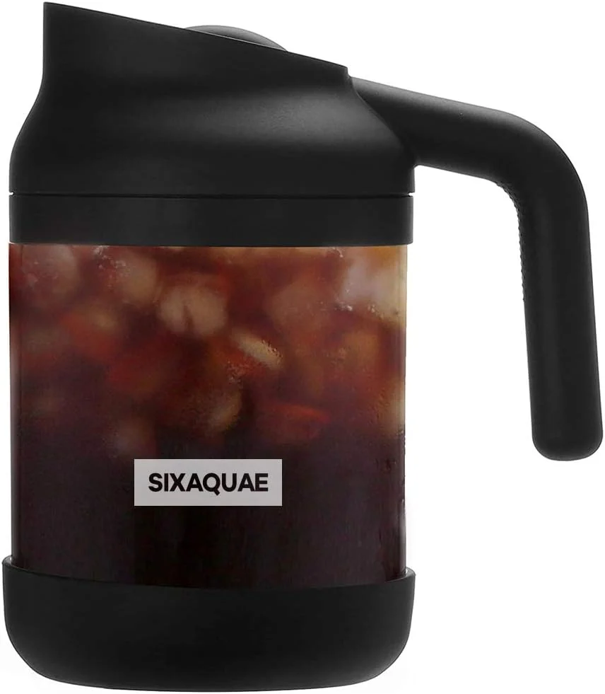 Solid Cold Brew Coffee Maker Stainless Steel Strainer Large Durable Iced Coffee Maker Cold Brew Pitcher Dishwasher Safe 38 Oz Iced Tea Maker Modern