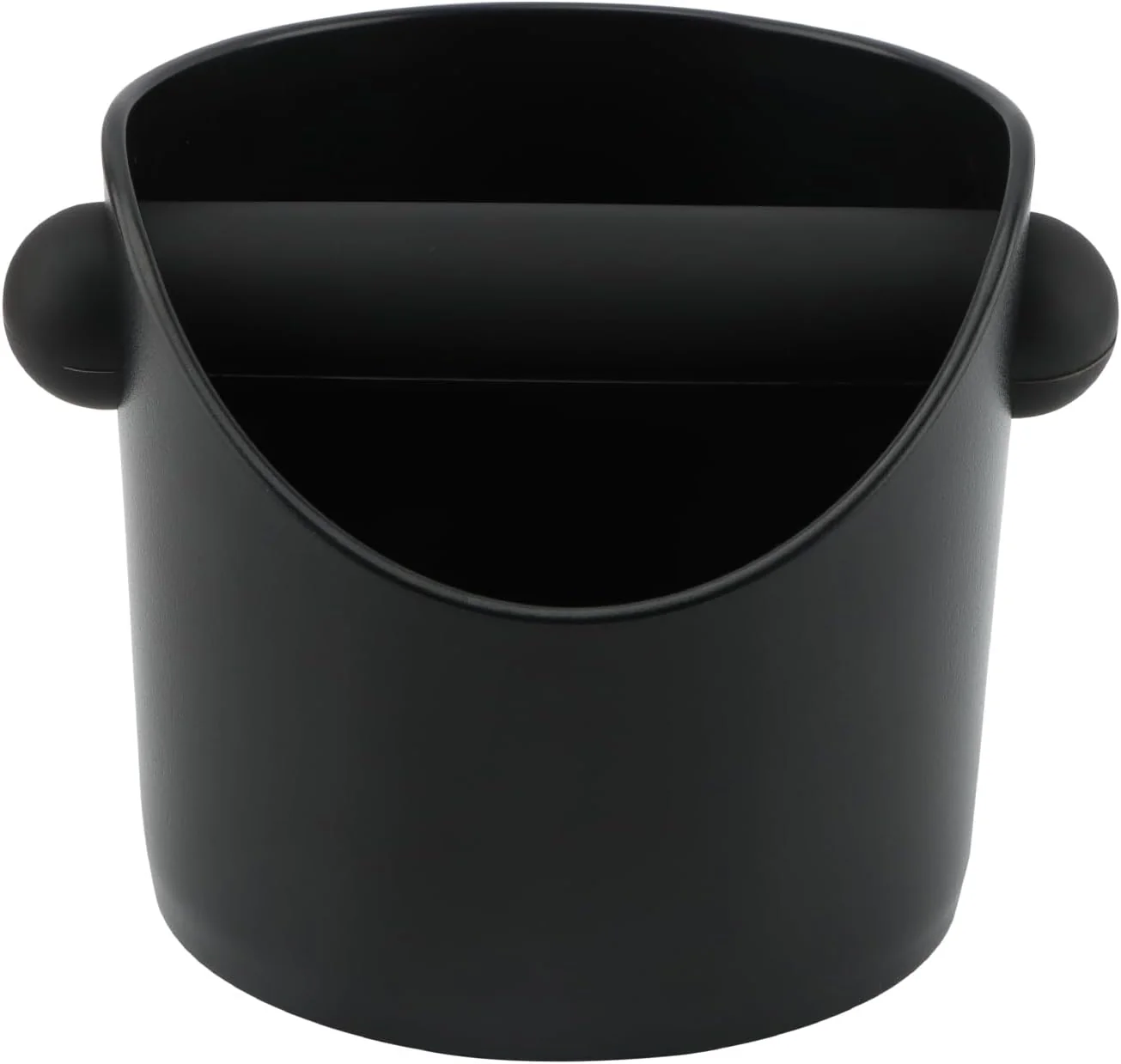 Genuine Espresso Knock Box 4.3 Inch Small Coffee Grounds Bin with Removable Knock Bar Non Slip Base Splash Proof Mini Knock Box for Home Cafes Restaurants Advanced