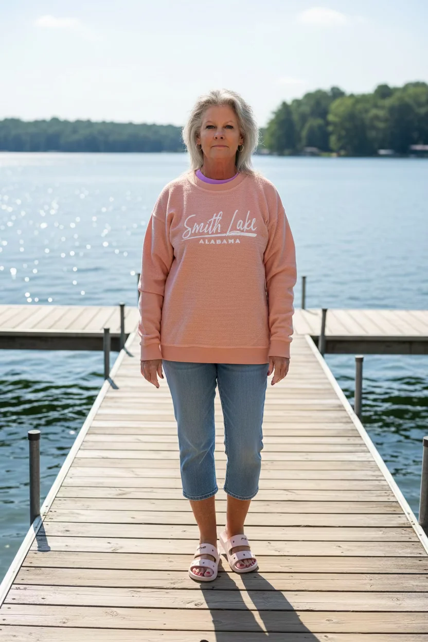 High-End Smith Lake Women's Lightweight Nantucket Fleece Refined