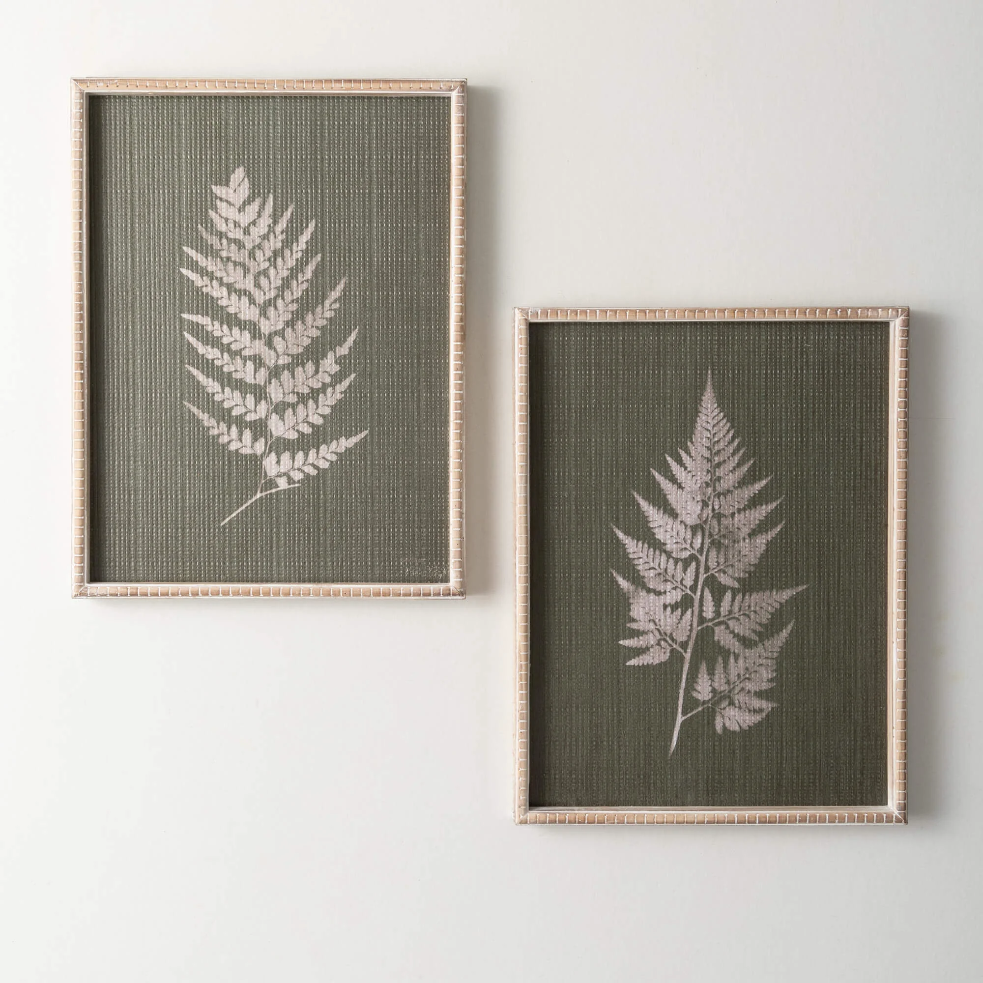 Verified Fern Green Gray Wall Art Unique