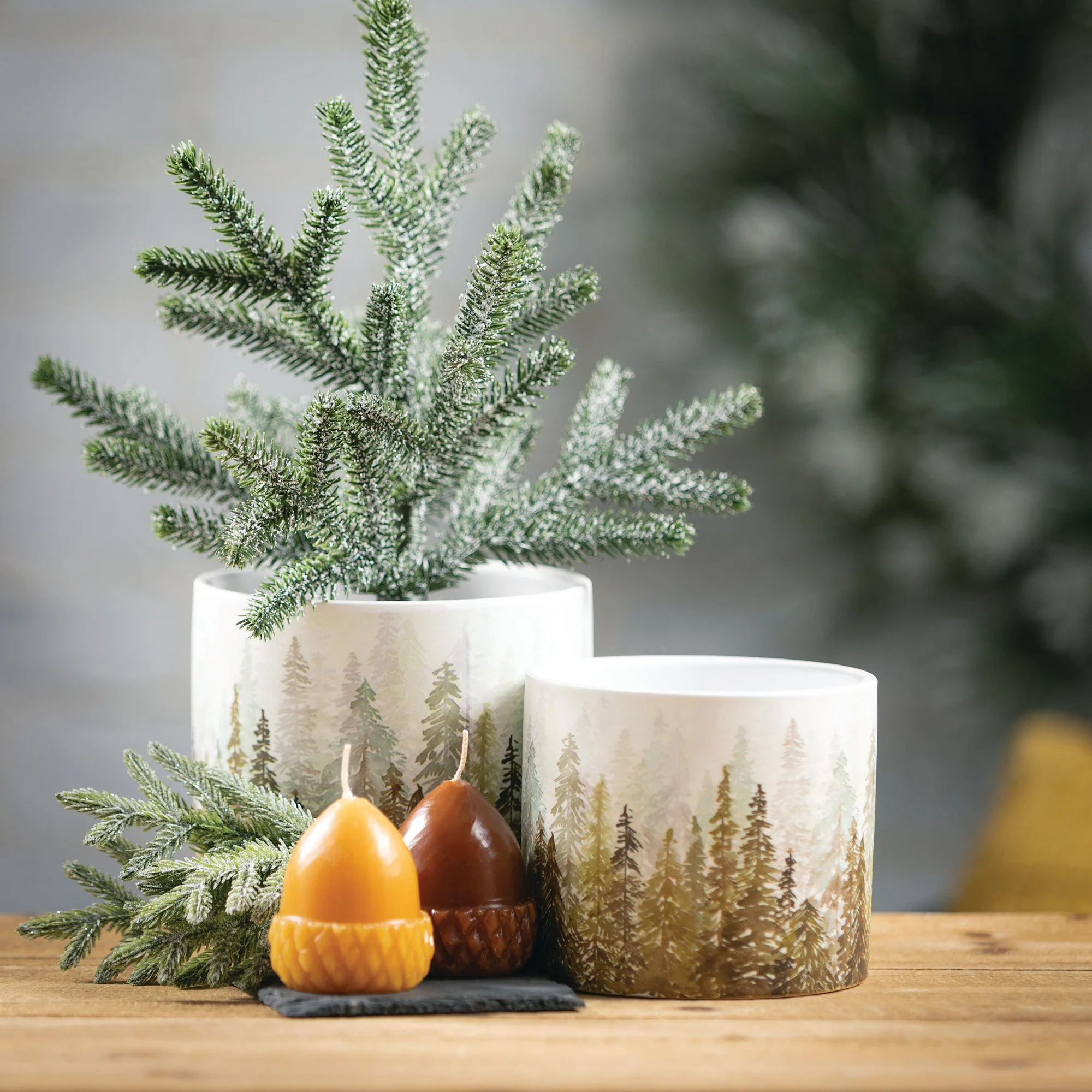 Artisan Tree Design Ceramic Pots High-Performance
