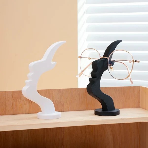 Elegant Creative Side Face Shaped Eyeglass Holder Stand Proven