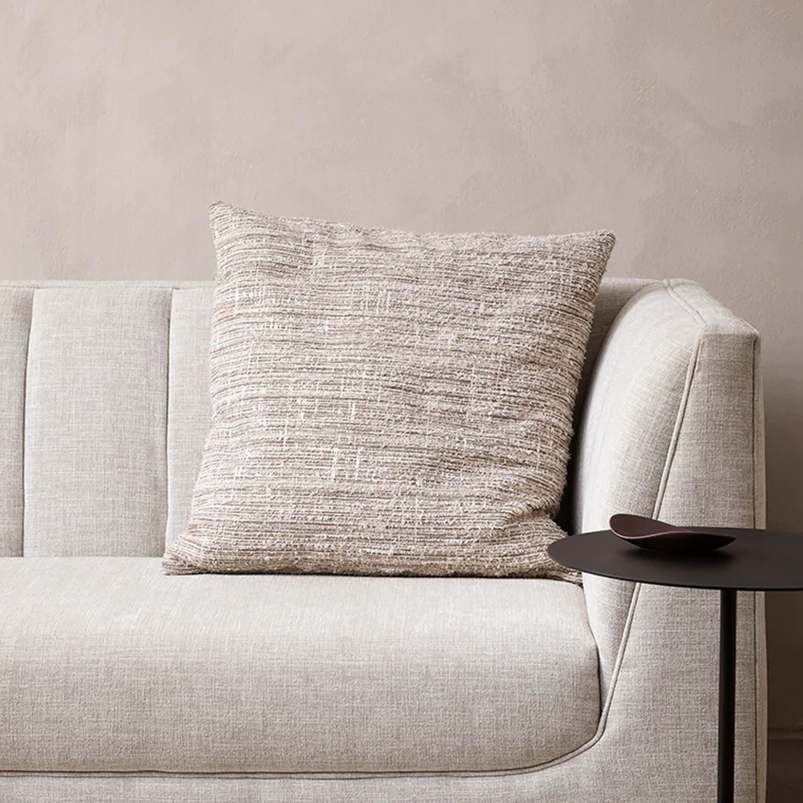 Elegant Ashford Cushion Taupe 60 x 60cm Innovative