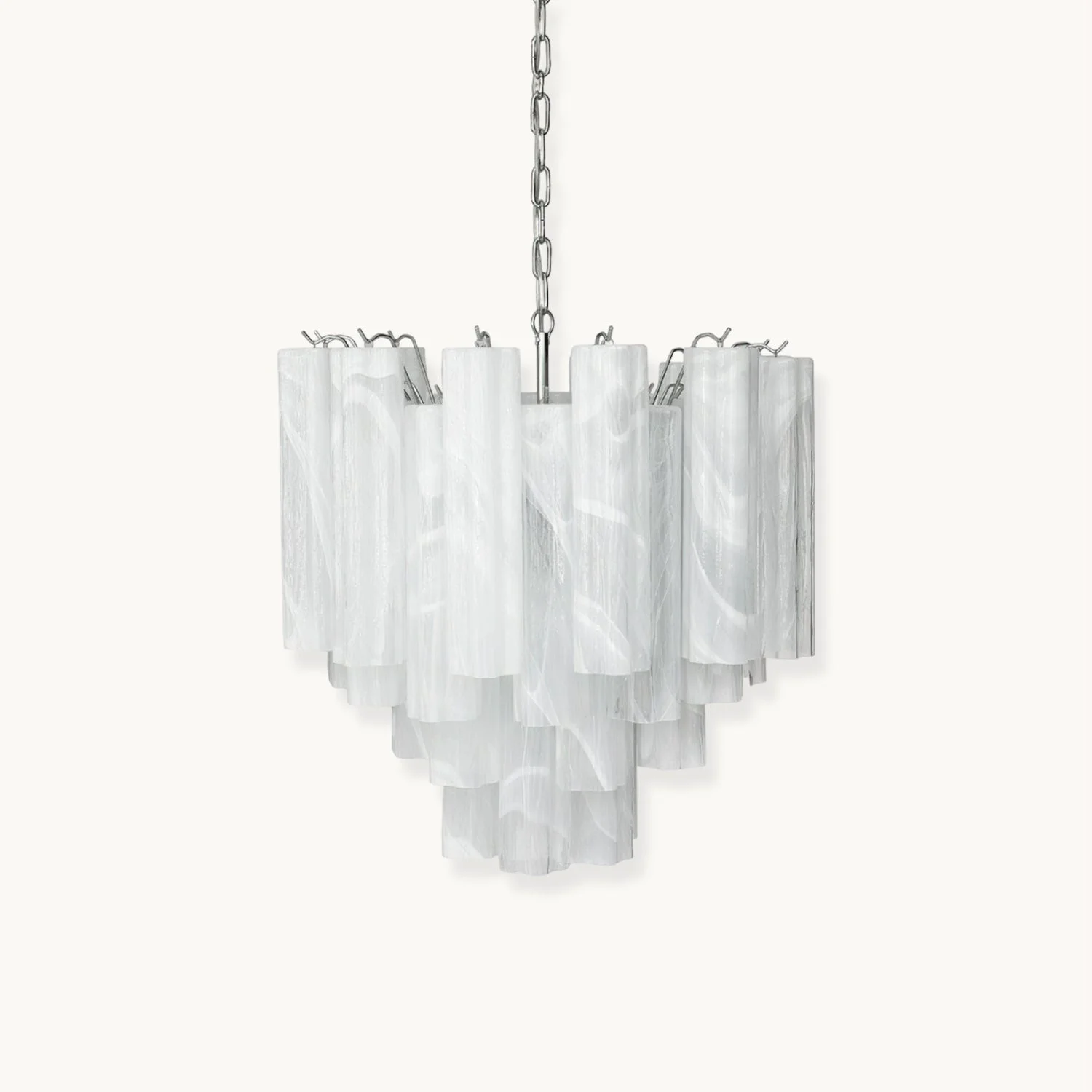 Smooth Tronchi Glass Tube Chandelier Durable