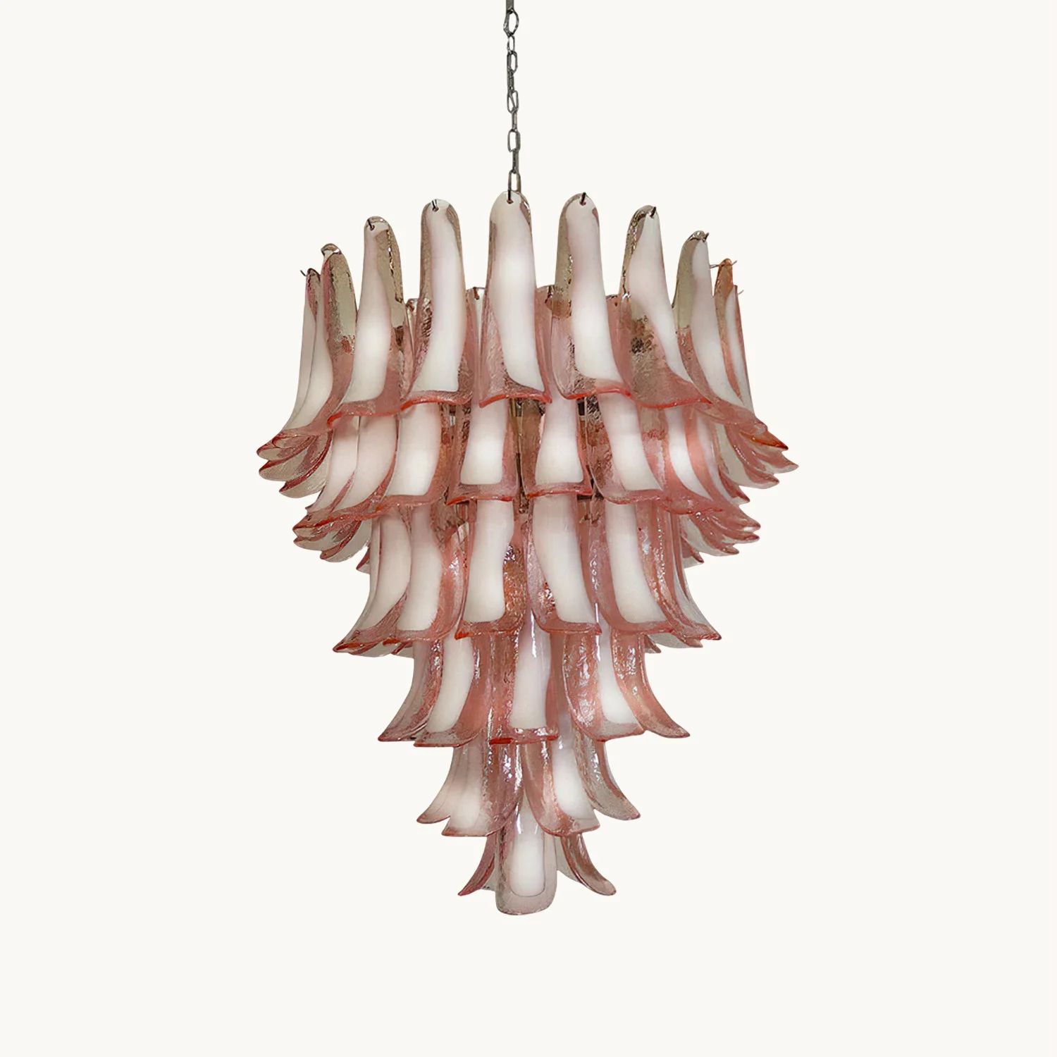 Functional Mazzega Petals Chandelier Elegant